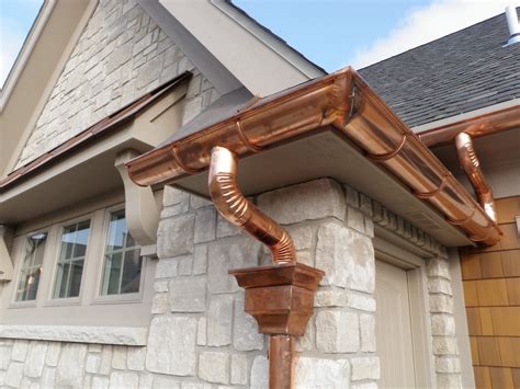 copper rain gutter repair